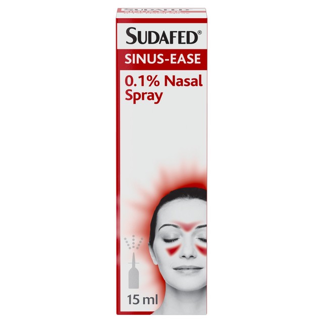 Sudafed Sinus Ease Nasal Spray 15ml (British brand)