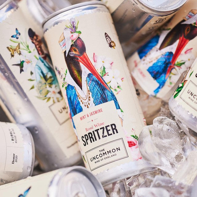The Uncommon mint and jasmine rosé spritzer 4 x 250ml (British brand)