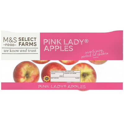 M&S Pink Lady Apples Class I 6 per pack