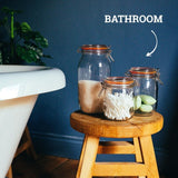 Tala 750ml airtight lever arm storage jar (British brand)