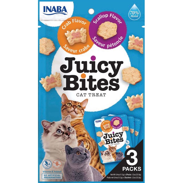 Churu cat treats Scallop and Crab flavour - British product