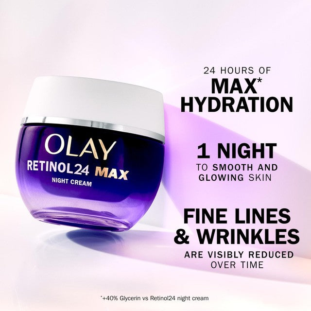 Olay Retinol Max Facial Moisturiser 50ml, imported from the UK