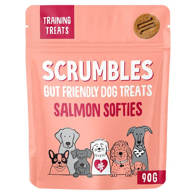 M&S Scrumbles Softies Salmon Dog Treats 90g- Buy online at McGrocer