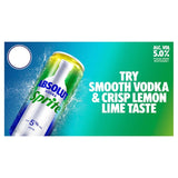 Absolut & Sprite ready-to-drink cocktail 250ml can (British brand)