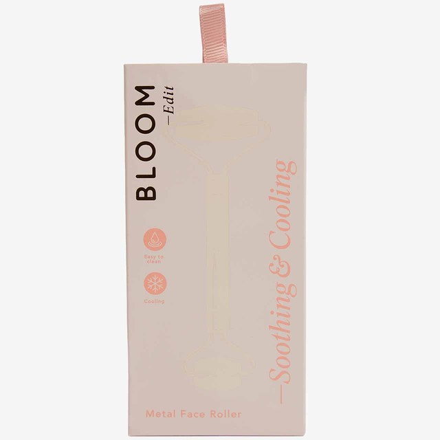 M&S Bloom Soothing and Cooling Metal Face Roller, imported from the UK