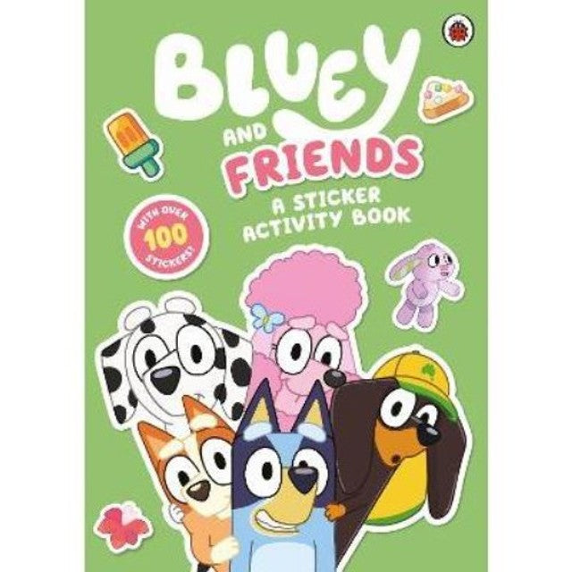 Gardners Bluey & Friends Sticker Activity Book - British product