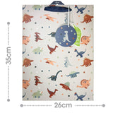 Deva large dinosaur gift bag, UK version