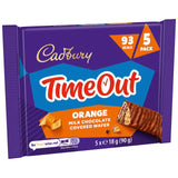 Cadbury Timeout orange chocolate wafer multi-pack, UK version