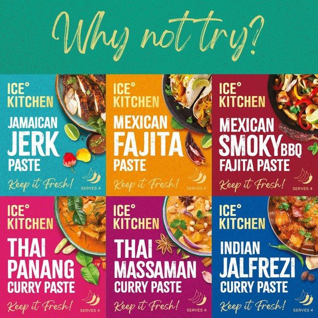 Ice Kitchen Mexican Smoky BBQ Fajita Paste 2 x 80g, UK version