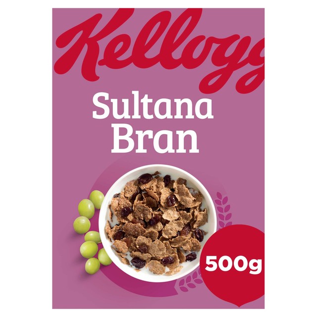 Kellogg's All-Bran Sultana Bran Flakes cereal 500g, UK version