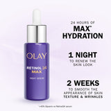 Olay Retinol Max Night Face Serum 40ml, imported from the UK