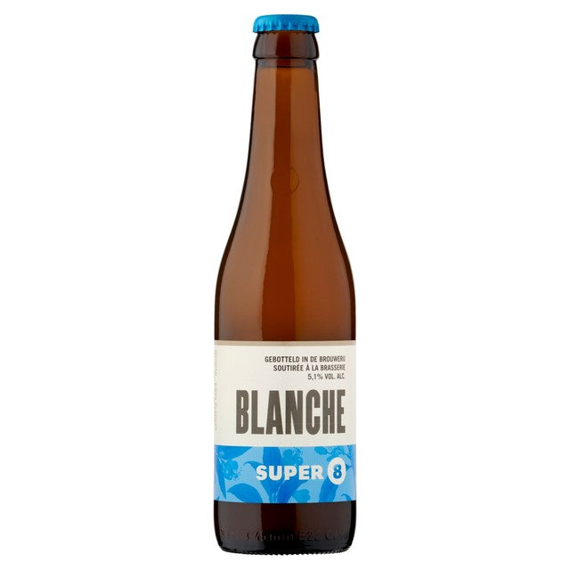SUPER 8 Blanche beer 330ml (British brand)