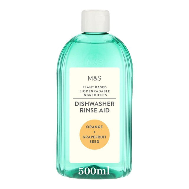 M&S dishwasher rinse aid orange and grapefruit seed 500ml, imported from the UK