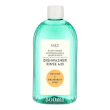 M&S dishwasher rinse aid orange and grapefruit seed 500ml, imported from the UK