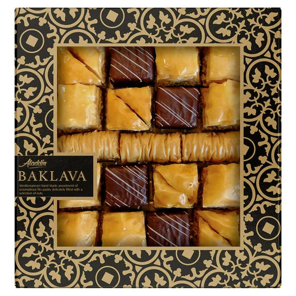 Assorted Baklava with Almonds, Cashews, Walnuts and Chocolate Truffle 375g
