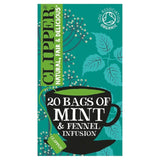 Clipper after dinner mints organic double mint & fennel infusion herbal tea bags 20 tea bags - British product