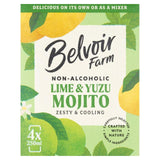 Non-Alcoholic Sparkling Lime and Yuzu Mojito Drink 4 x 250ml
