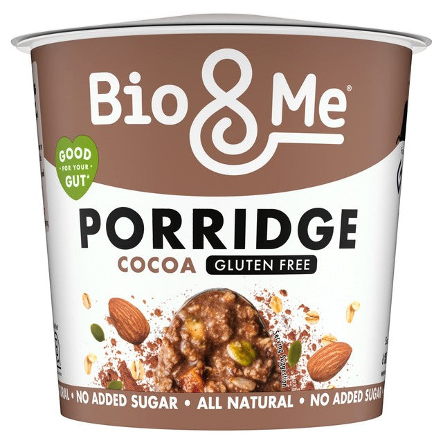 Bio & Me gluten free cocoa porridge pot 58g - British product