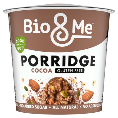 M&S Bio & Me Gluten Free Cocoa Porridge Pot 58g- Buy online at McGrocer