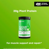 Optimum Nutrition plant protein powder lime sorbet 280g, imported from the UK
