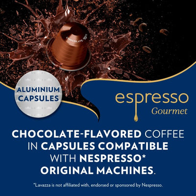 Lavazza Chocolate Gourmet Nespresso-kompatible kaffekapsler 10-pakning