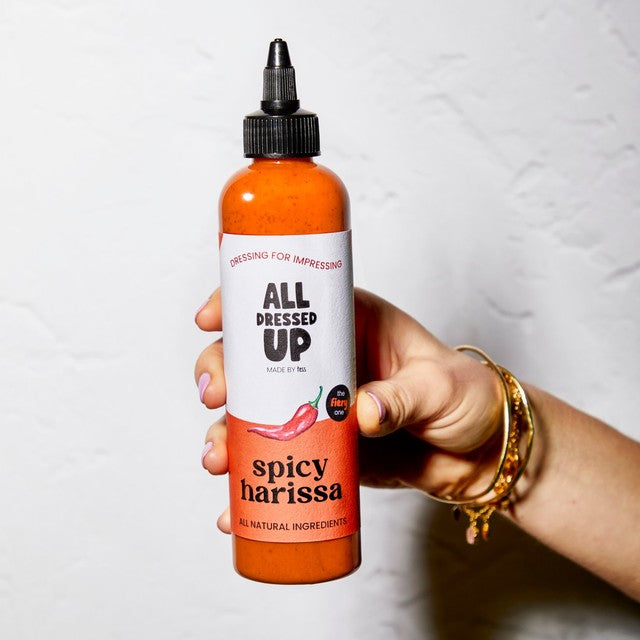 All Dressed Up spicy harissa dressing - British product