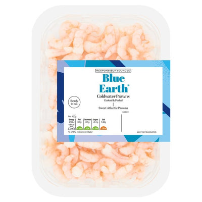 Blueearth Kaltwasser-Garnelen Gekocht & Geschält 150g