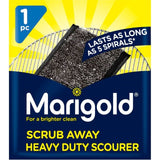 Marigold Scrub Away Stainless Steel Scourer 10cm, imported from the UK