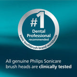 Philips Sonicare S2 sensitive toothbrush heads black 3-pack, UK version