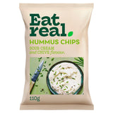 Eat Real hummus chips sour cream and chive 110g - British product