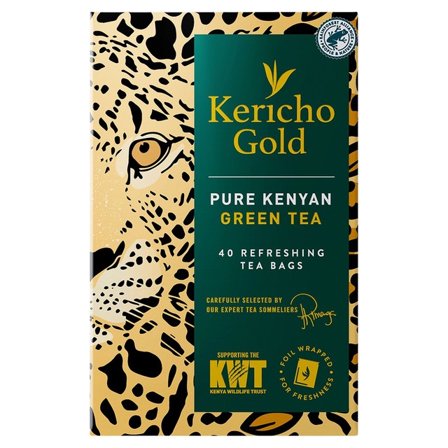 Kericho Gold green tea 40 bags - British product