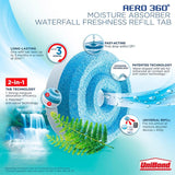 Unibond AERO 360 Moisture Absorber Waterfall Refill Tabs 4 Pack (British brand)