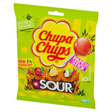 Chupa Chups sour lollipops fruit mix 10 pack - British product