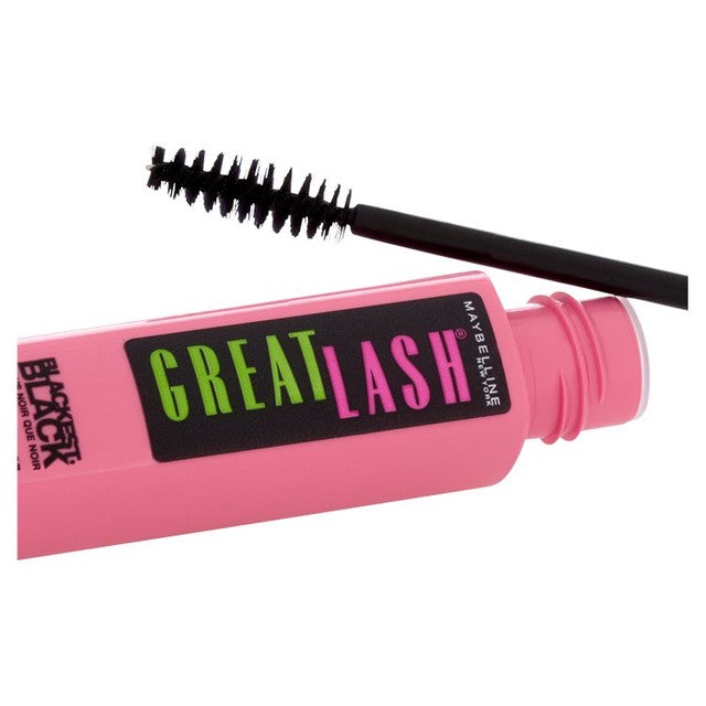 Maybelline mascara Blackest Black 12.5ml, imported from the UK
