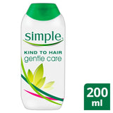 Simple Gentle Care Shampoo 200ml (British brand)