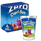 Capri Sun Monster Zero kids juice drink 4 x 200ml - British product