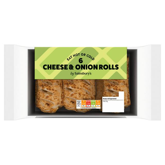 Sainsburys Cheese Onion Rolls x6 360g
