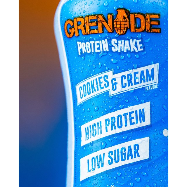 Grenade protein shake cookies and cream 330ml, UK version