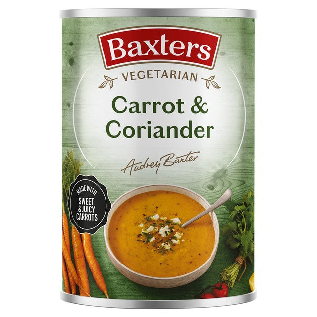 Baxters Vegetarian Carrot & Coriander Soup 400g - British product