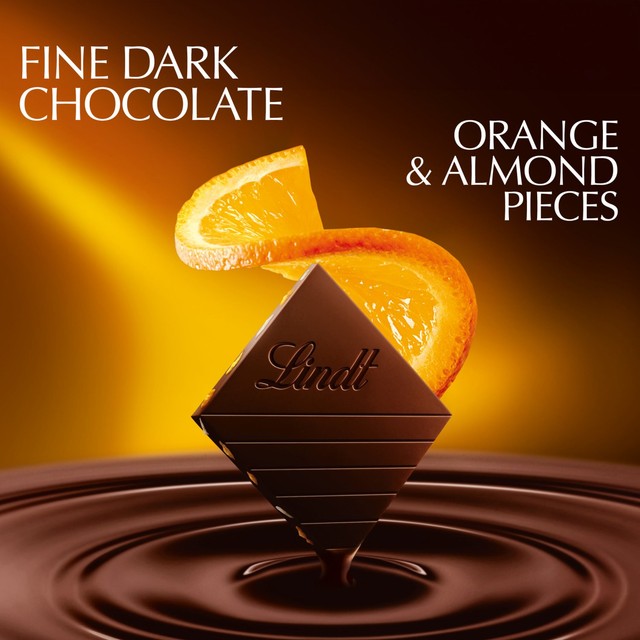 Lindt dark orange chocolate bar 100g, UK version