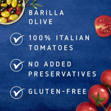 Barilla pasta sauce with green and black olives 400g - British product