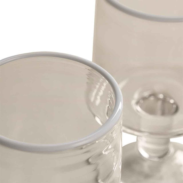 M&S contrast rim wine glasses set of 2 - British product