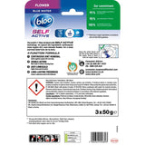Bloo Colour Active+ Flowers toilet rim block, UK version