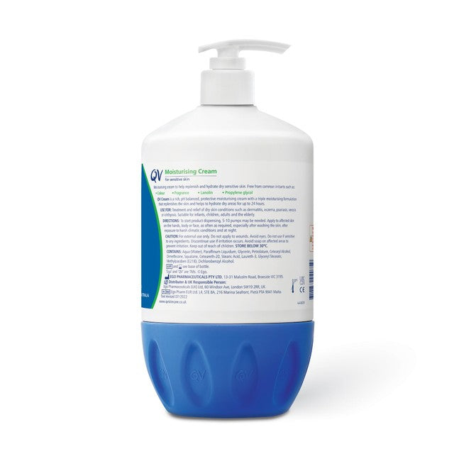 QV moisturising cream 500g, imported from the UK