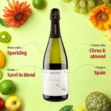 Virgin Wines Spanish Cava Brut 75cl, imported from the UK