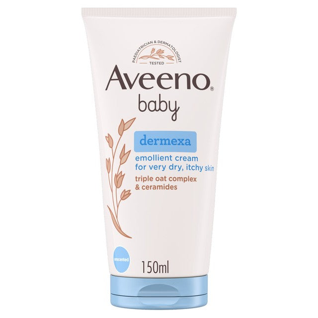 Aveeno baby emollient cream for dry itchy skin - British product