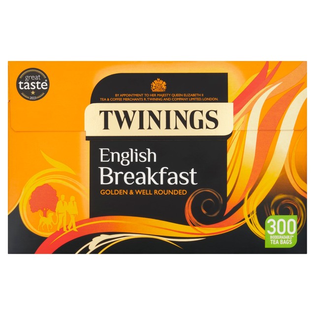 Twinings English Breakfast tea bags 300 teabags (British brand)