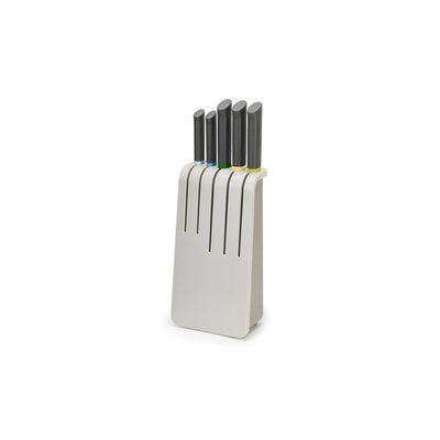 Joseph Joseph Duo 5-teiliges Messerblock-Set (Opal)