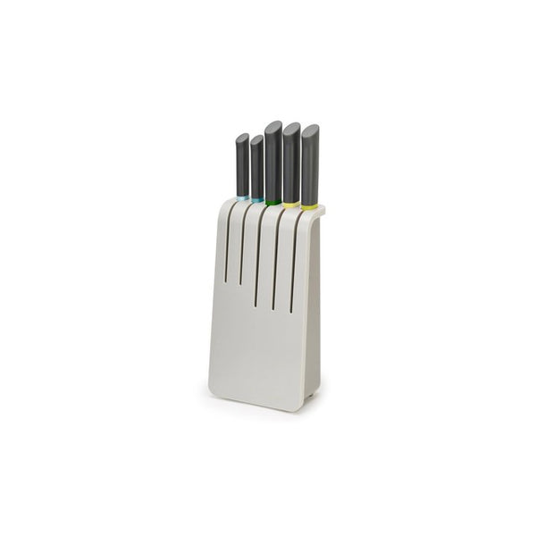 Joseph Joseph Duo 5pc Knife Block Set (Opal)