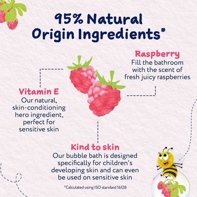 Childs Farm raspberry bubble bath 500ml - British product
